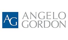 A logo of angel gordon