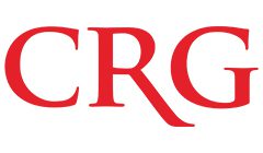 A red logo for the crc.